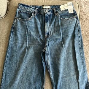 Abercrombie loose high rise jeans